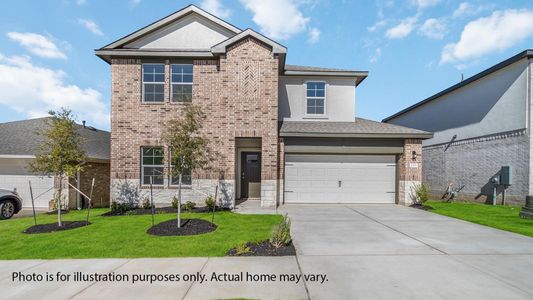 New construction Single-Family house 2140 Ghost Rider Ct, Leander, TX 78641 plan The Rosemont - image