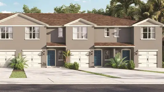 New construction Townhouse house 1839 Rock Elm Rd, Davenport, FL 33837 - image
