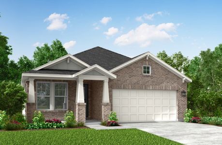 New construction Single-Family house 18814 Shadowfax Trl, Tomball, TX 77377 Quintera- photo 0