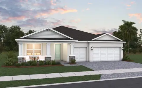 New construction Single-Family house 10716 Nw Suncrest Lp, Port St. Lucie, FL 34987 plan Avalon - image