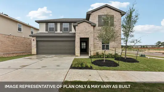 New construction Single-Family house 1924 Hamshackle Dr, Leander, TX 78641 plan The Mitchell - image