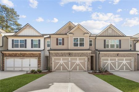 New construction Townhouse house 5619 Chickory Dr, Flowery Branch, GA 30542 plan Grantham - image