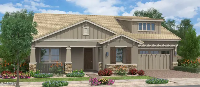 New construction Single-Family house 22964 E Oriole Wy, Queen Creek, AZ 85142 plan Pineapple w/Loft - image