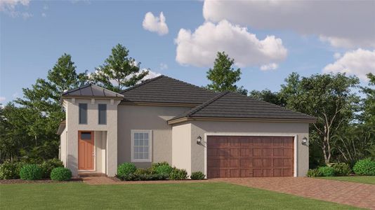 New construction Single-Family house 10852 Ibis Brook Court, Land O' Lakes, FL 34638 Splendor II- photo 0