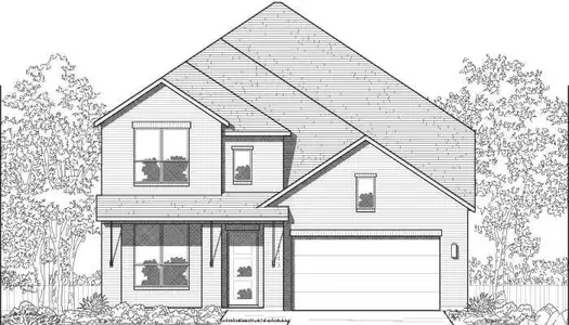 New construction Single-Family house 317 Rainwater Crk, Boerne, TX 78006 plan Croydon - image