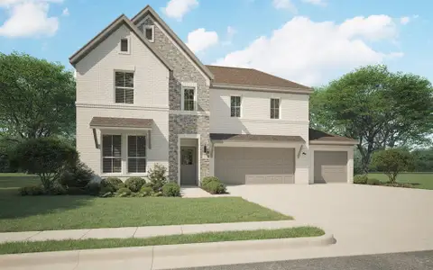 New construction Single-Family house 2107 Heatwave Ln, Princeton, TX 75407 plan Claret | Windmore - image