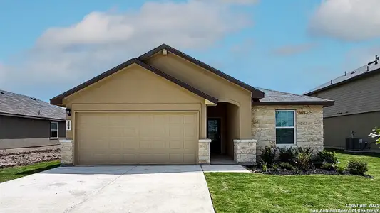 New construction Single-Family house 408 Steele Rpds, Cibolo, TX 78108 plan The Torre - image