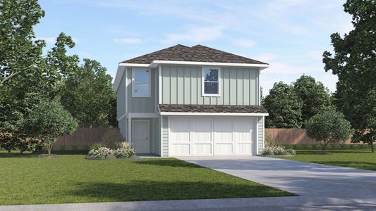 New construction Single-Family house 336 Bollinger Blvd, Maxwell, TX 78656 plan The Donna - image