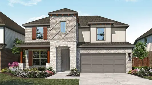New construction Single-Family house 22222 Mount Whitney Rd, Waller, TX 77484 plan Rosewood - image
