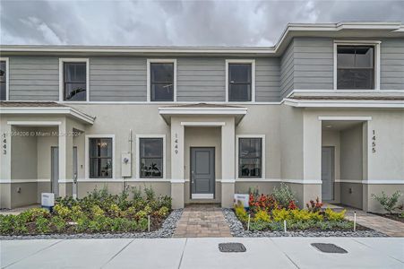 New construction Townhouse house 446 Ne 12Th Street, Florida City, FL 33034 Harris- photo 0