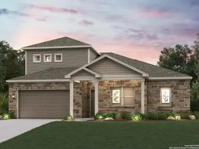 New construction Single-Family house 4515 Yoakum Vly, Schertz, TX 78108 plan Teton - 3353 - image