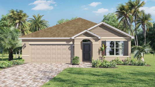 New construction Single-Family house 8100 Cobblestone Dr, Fort Pierce, FL 34945 plan Aria - image