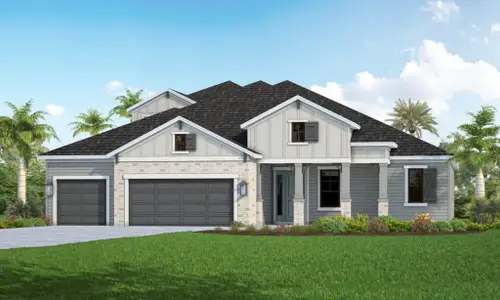 New construction Single-Family house 4324 Canoe Creek Ave, Parrish, FL 34219 plan Santa Catalina - image