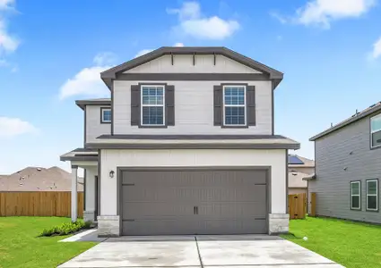 New construction Single-Family house 18721 Quiet Range Dr, Elgin, TX 78621 plan Holly - image