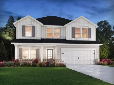 New construction Single-Family house 988 Sope Creek Cir, Pendergrass, GA 30567 plan Brentwood - image