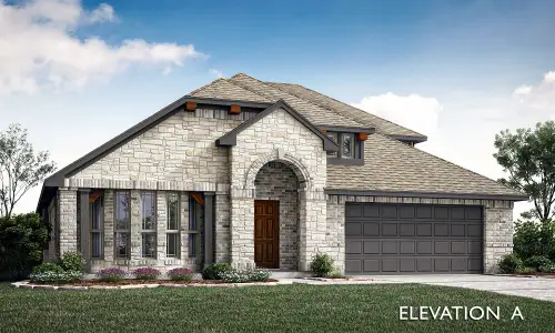 New construction Single-Family house 2200 Broken Arrow Dr, Aubrey, TX 76227 plan Hawthorne II - image