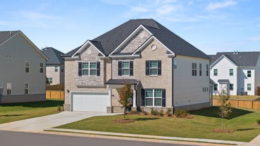 New construction Single-Family house 1019 Blue Juniper Cir, Loganville, GA 30052 Holbrook- photo 0