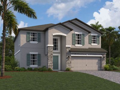 New construction Single-Family house 12324 Stirrup Dr, Dade City, FL 33525 plan Malibu - image