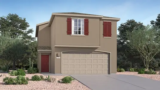 New construction Single-Family house 34323 S Fallstreak Dr, Red Rock, AZ 85145 plan Elm - image