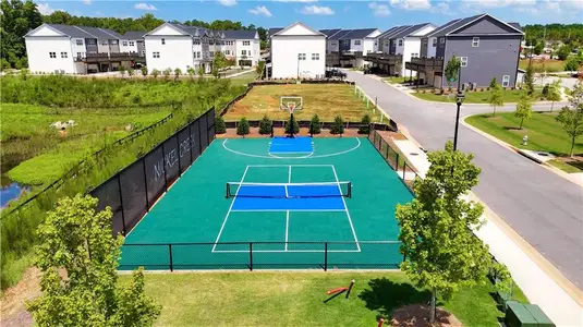 New construction Townhouse house 11 Mercury Ln, Unit 32, Newnan, GA 30265 Eaves - photo 50 50