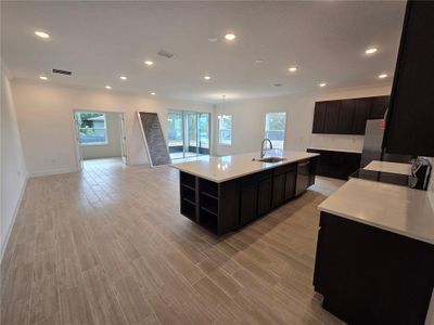 Open Floor Plan- Kitchen into Dining