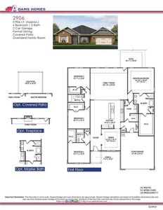 New construction Single-Family house 3350 Trevi Trl, Douglasville, GA 30135 plan Plan 2906 - image