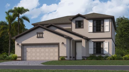 New construction Single-Family house 3321 Night Star Ter, Parrish, FL 34219 plan Amalfi - image