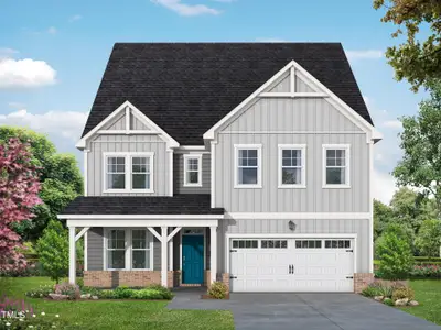 New construction Single-Family house 5057 Trotter Dr, Raleigh, NC 27603 The Aspen B- photo 0