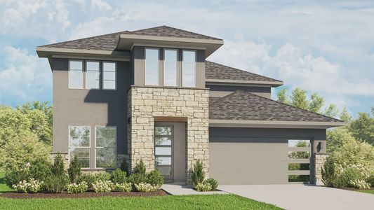 New construction Single-Family house 1145 Spotted Gar Cv, Leander, TX 78641 plan Elm - image