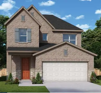 New construction Single-Family house 1408 S Brook Dr, Leander, TX 78641 plan The Braden - image
