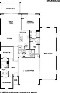 New construction Single-Family house 9021 Players Dr, Brooksville, FL 34613 plan Bronze - image