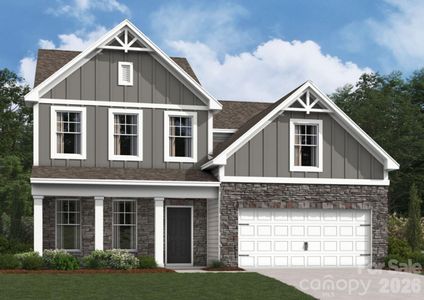 New construction Single-Family house 629 Willoughby Park Dr, Monroe, NC 28112 plan Erie II - image