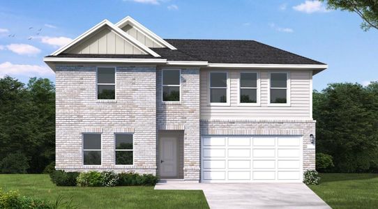 New construction Single-Family house 6711 Pebble Bluff Ct, Cove, TX 77523 - image
