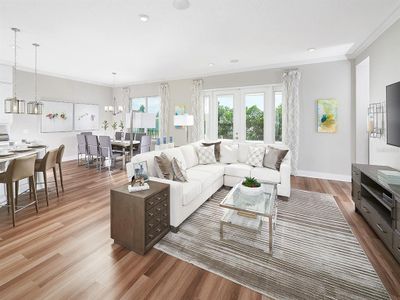 Photo is not of the actual home, but is an inspirational photo of builder’s model home and may depict options, furnishings, and/or decorator features that are not included