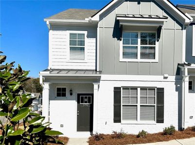 New construction Townhouse house 1792 Emory Lane, Conyers, GA 30013 Evergreen- photo 0