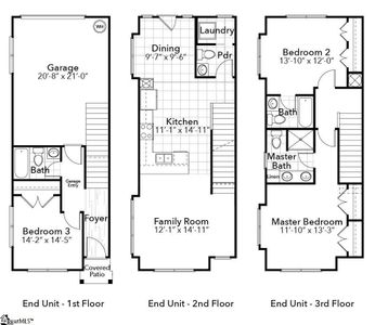 New construction Single-Family house 18 Renaissance Row Dr, Greenville, SC 29607 plan Walker - image