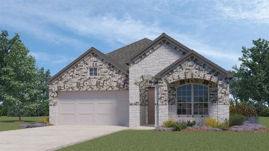 New construction Single-Family house 2420 Cattle Baron Trl, Leander, TX 78641 The Reagan- photo 0