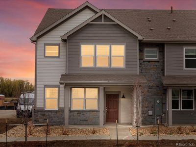 New construction Townhouse house 1618 Riverplace Dr, Unit 1, Windsor, CO 80550 plan The Woodland - image