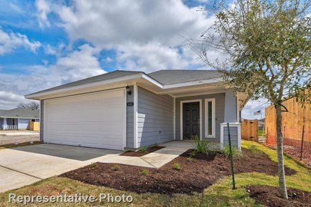 New construction Single-Family house 117 Honeybee Ln, Elgin, TX 78621 Harvest Ridge 1450- photo 0