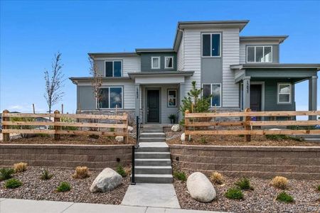 New construction Duplex house 13835 Deertrack Ln, Parker, CO 80134 plan Ponderosa - image