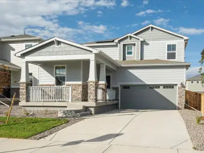 New construction Single-Family house 8905 Rifle St, Commerce City, CO 80022 Snowberry- photo 0