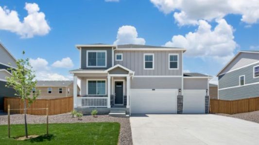 New construction Single-Family house 4695 Windmill Dr, Brighton, CO 80601 HOLCOMBE- photo 0