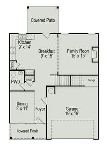 The Coleman First Floor Plan