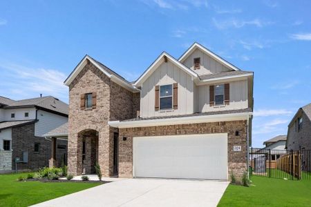 New construction Single-Family house 204 Ranchland Pass, Liberty Hill, TX 78642 Brookshire - photo 0 0