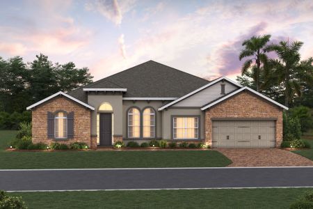 New construction Single-Family house 3126 Wolf Lake Ave, Apopka, FL 32712 Brookhaven Fl- photo 1 1