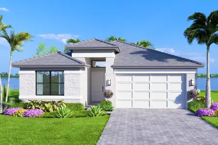 New construction Single-Family house 12320 Sw Calm Pointe Ct, Port St. Lucie, FL 34987 plan Sandpiper II - image
