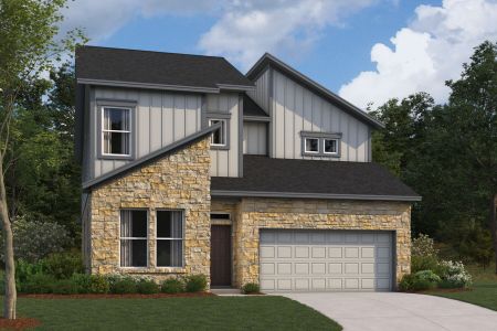 New construction Single-Family house 2220 Spokane Drive, Leander, TX 78641 Brahman- photo 0