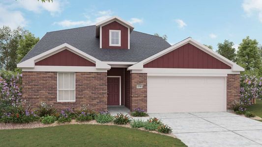 New construction Single-Family house 421 Hazy View Rd, San Marcos, TX 78666 plan Meyerson - image