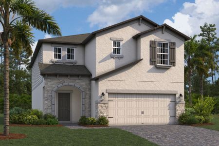 New construction Single-Family house 3070 Adams Cross Dr, Zephyrhills, FL 33540 Castellana- photo 0 0