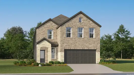 New construction Single-Family house 6533 Chalk Cave, Elmendorf, TX 78112 plan Bryce - image